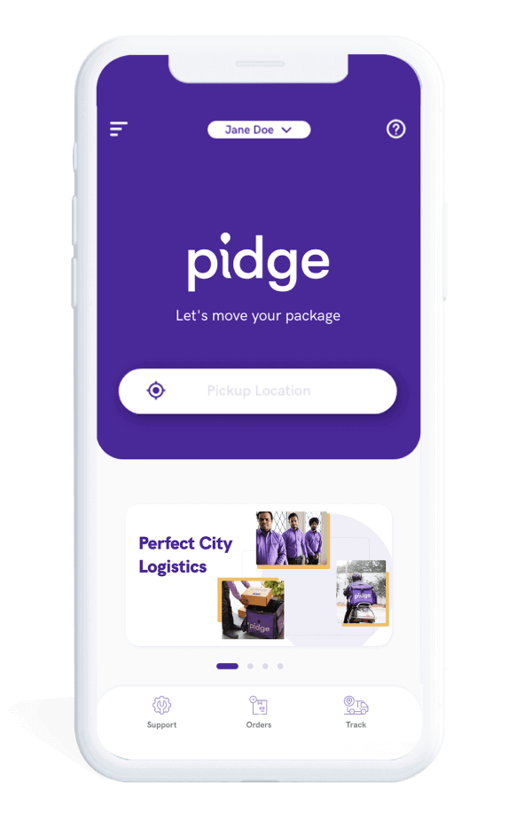 Pidge Mobile UI
